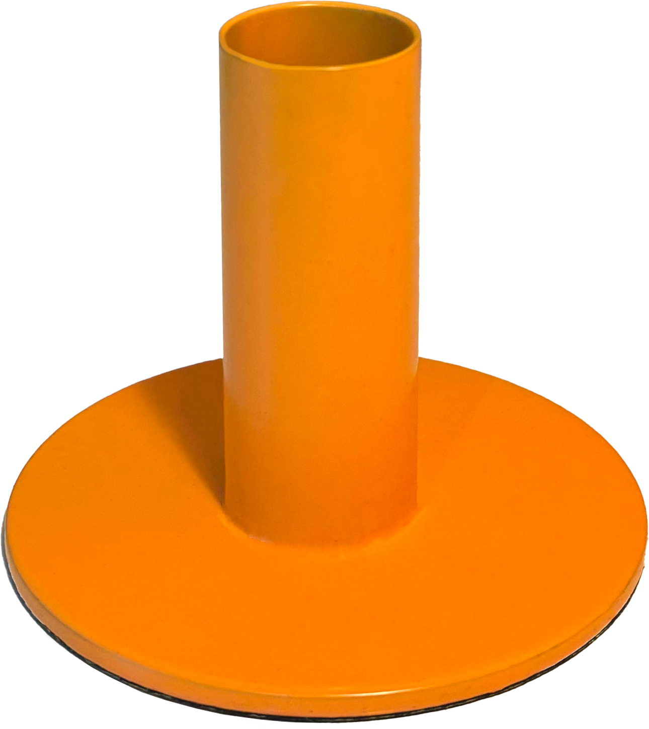 Bougeoir design en métal – Orange pop