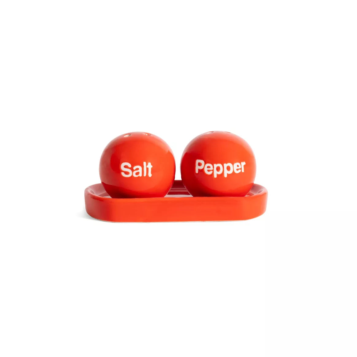 Duo design salière & poivrière – Ping Pong Rouge