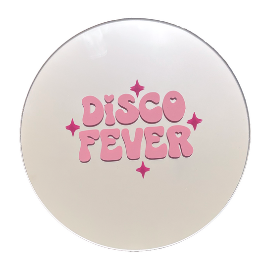 Miroir mural rond – Disco Fever (20 cm)