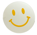 Miroir mural rond – Smiley Face Jaune (20 cm)