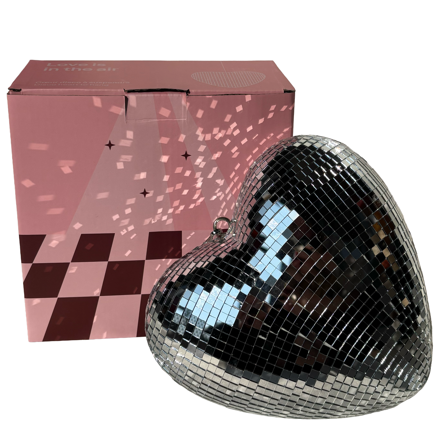 Coeur disco à suspendre