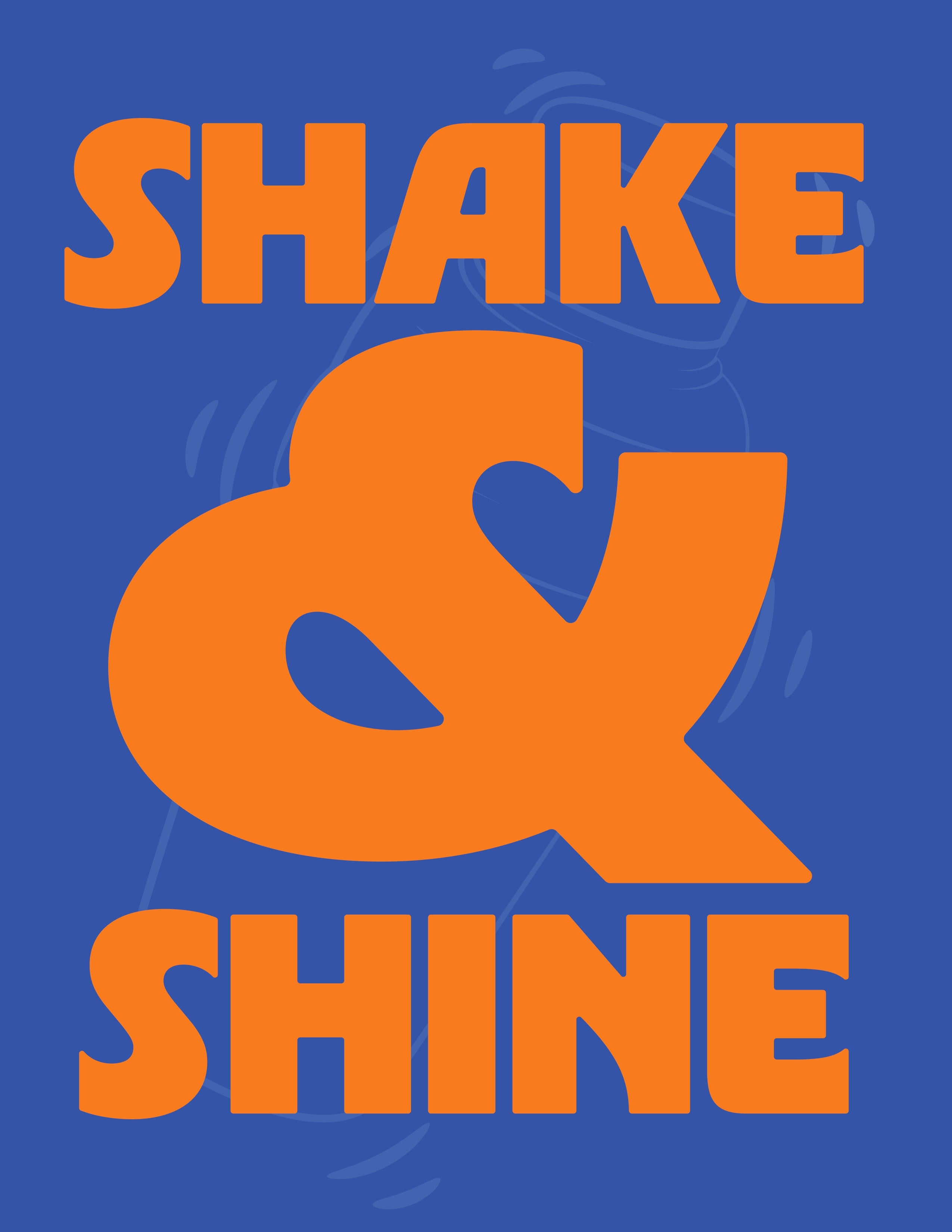 Affiche "Shake & Shine"
