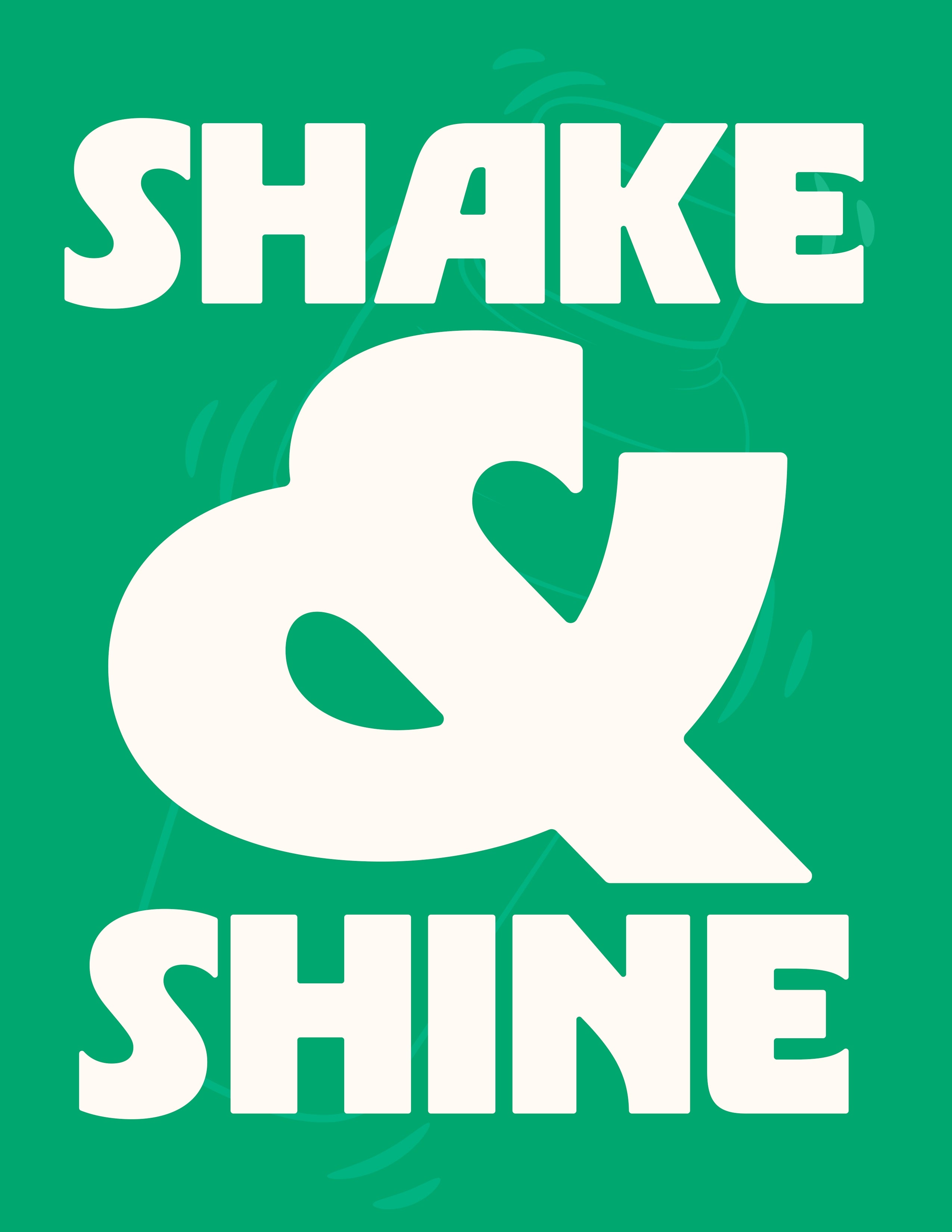 Affiche "Shake & Shine"