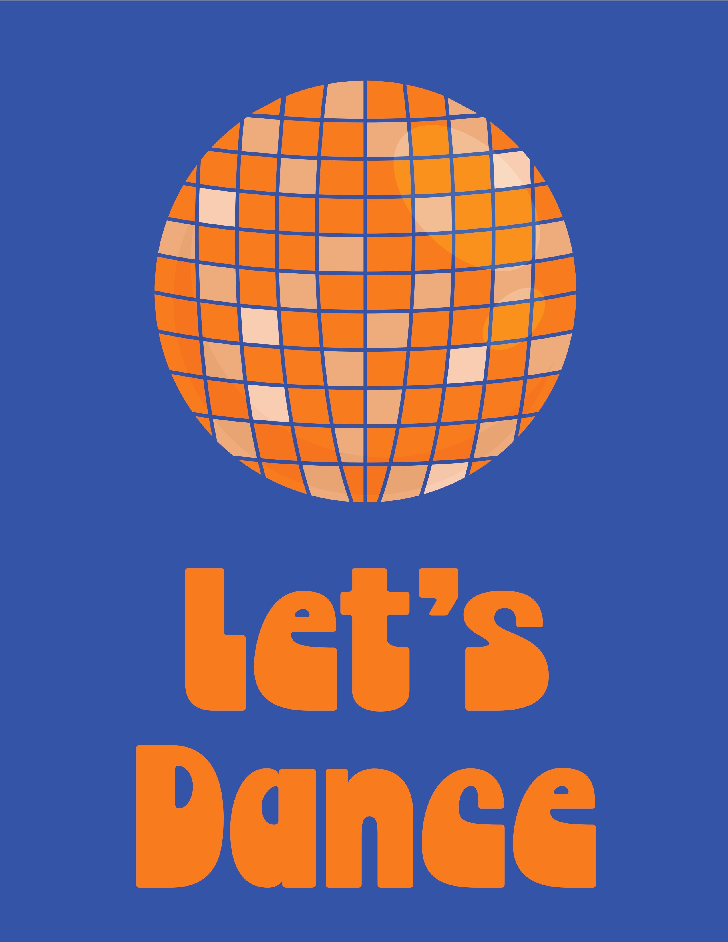Affiche "Let's Dance"