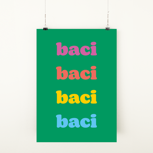 Affiche " Baci Baci"