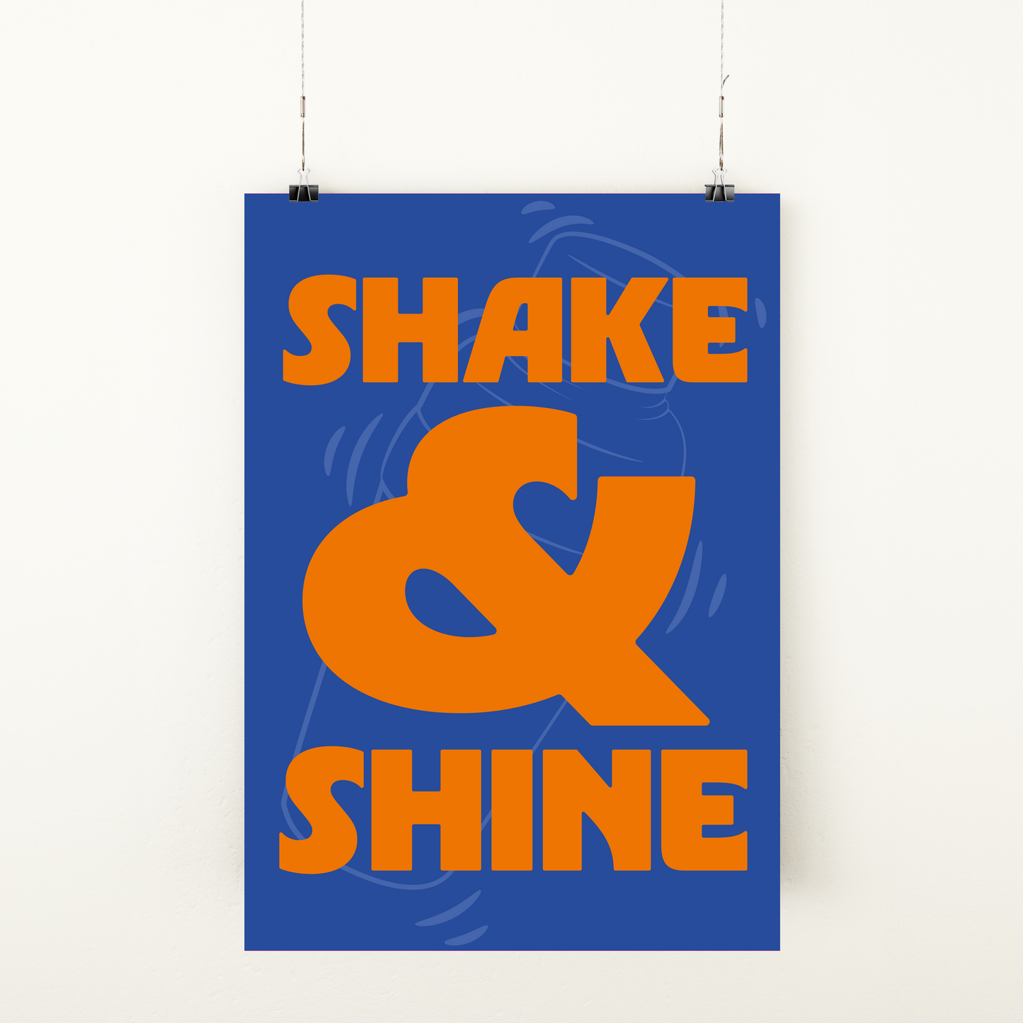 Affiche "Shake & Shine"
