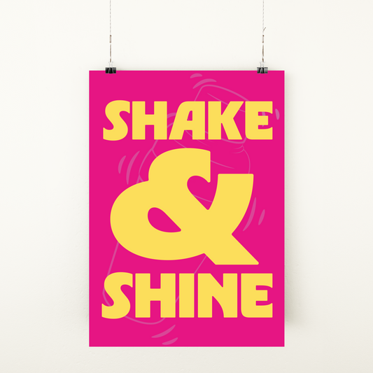 Affiche "Shake & Shine"